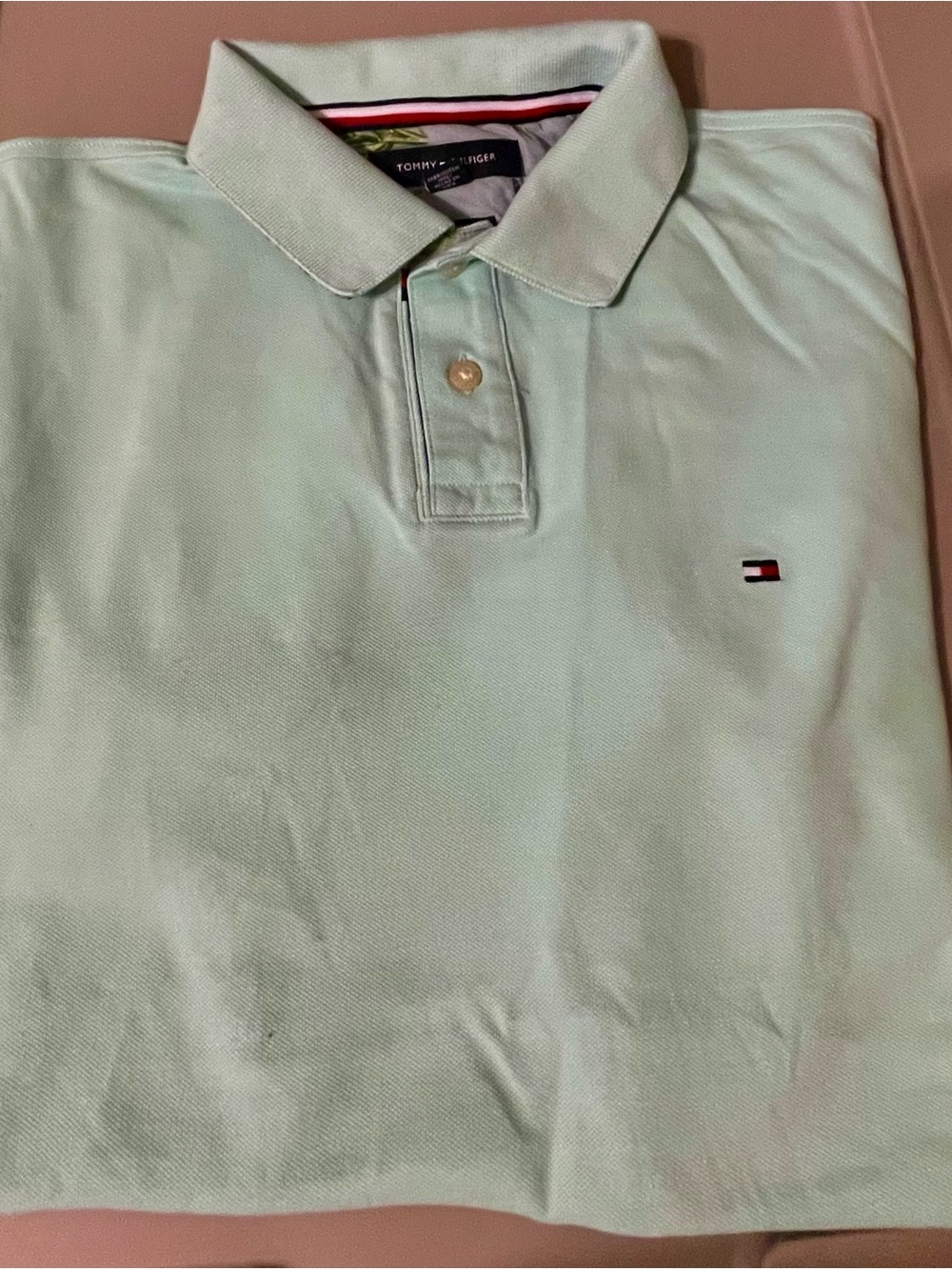 Tommy Hilfiger Mint Green Polo